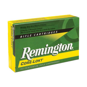 Remington Remington Ammo PR338UM2 Core-Lokt 338 Rem Ultra Mag Pointed Soft Point 250 GR - 20rd Box - $111.27 at Classic Firearms