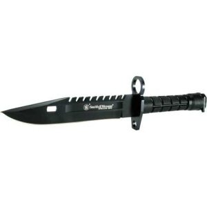 Smith & Wesson SW3B 8\'\' Special Ops M-9 Bayonet Special Force Knife/Black Polymer Scabbard