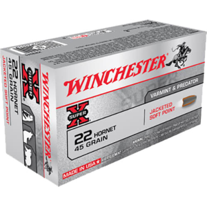 Winchester Winchester Ammo X22H1 Super-X 22 Hornet 45 GR Soft Point - 50rd Box - $72.09 at Classic Firearms