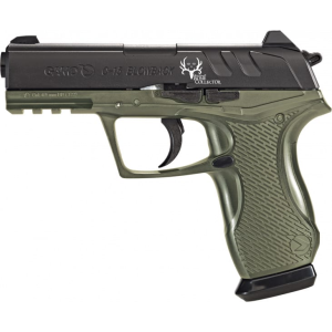 Gamo 611139354 Bone Collector Air Pistol DA/SA .177 Pellet & BB 16rd Black/OD - Other