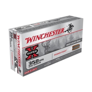 Winchester Winchester Ammo X3582 Super X 358 Win 200 Gripower-Point (PP) - 20rd Box - $82.14 at Classic Firearms