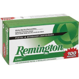 Remington Remington Ammunition L45AP7B UMC 45 ACP Jacketed Hollow Point 230 GR - 100rd Box - $63.20 at Classic Firearms