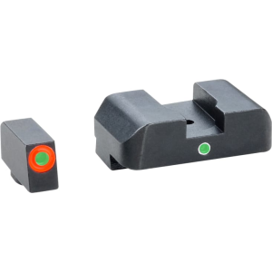 AmeriGlo GL201 i-Dot Night Sight For Glock Tritium/Paint Green w/Orange Outline Tritium/Paint Green w/White Outline Black