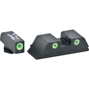 AmeriGlo GL5113 3-Dot Night Sights For Glock Gen 5 17/19 Green/Green