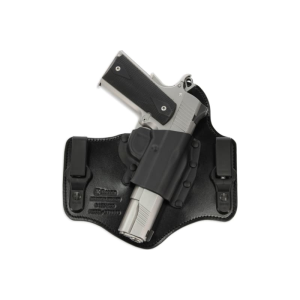 Galco KT801RB KingTuk Deluxe IWB Black Kydex/Leather UniClip LH