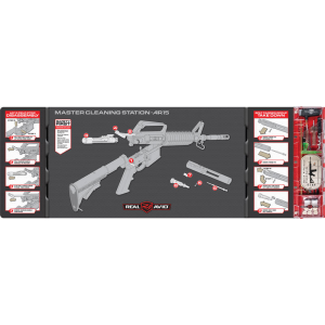 Real Avid AVMCSAR AR-15 Master Cleaning Station .223/5.56 NATO Cleaning Kit