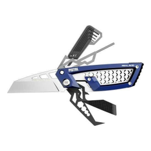 Real Avid AVGTAMPP Gun Tool Amp-Pistol Black/Silver Stainless Steel Folding Multi-Tool for Pistol