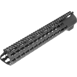 Aim Sports USAS006 Wraith Handguard 15\" Keymod Style with Black Anodized Finish for AR-15, M4 - Aim Sports