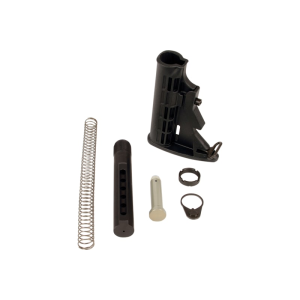 Lbe Unlimited LBE Unlimited MILSTKKT Complete Mil-Spec Stock Kit 6 Position Black Synthetic for AR-15, M4 - $64.80 at Classic Firearms