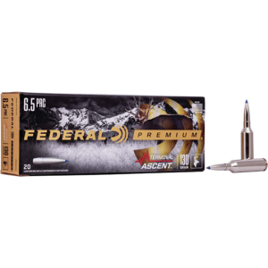 Federal P65PRCTA1 6.5 Creedmoor 130 Term Ascent Ammo - 20rd Box 20rd Box Ammo