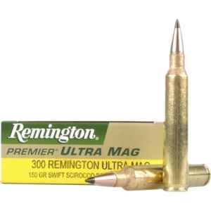 Remington Remington Ammo PR300UM3 Premier 300 Rem Ultra Mag SSB 180 GR - 20rd Box - $88.57 at Classic Firearms