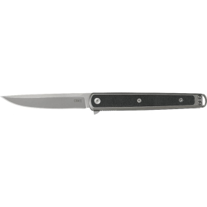 CRKT 7920K P.S.D. 3.63\" Folding Veff Serrated Black Carbon 1.4116 SS Blade G10 Black w/Carbon Fiber Layer/Blue Backspacer Handle - Columbia River Knife