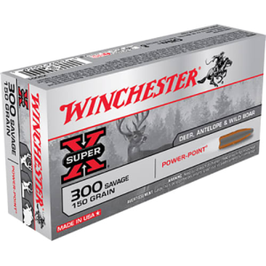 Winchester Winchester Ammo X3001 Super-X 300 Savage 150 GR Power-Point - 20rd Box - $59.73 at Classic Firearms