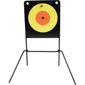 Birchwood Casey 47652 World of Targets Spoiler Alert Rimfire Pistol/Rifle Orange/Yellow AR400 Steel