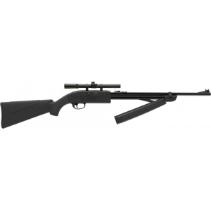 Crosman CLGY1000KT Legacy 1000 Pump 177 Pellet,177 BB Black Black Fixed All Weather Stock 4x15mm