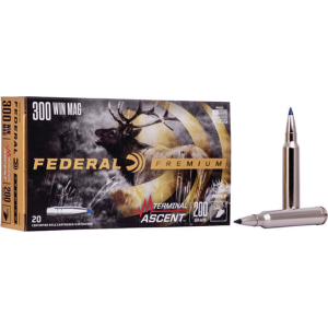 Federal Federal P300WTA1 Premium 300 Win Mag 200 gr Terminal Ascent - 20rd Box - $63.97 at Classic Firearms