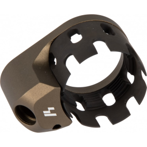 Strike Industries ARECN&EEPFDE AR Castle Nut and Extended End Plate Flat Dark Earth Anodized Steel