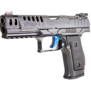 Walther Walther Arms 2846942 PPQ Q5 Match 9mm Luger 5\" 15+1 Black Black Ported Steel Slide Black Wraparound Ergonomic Grip - $1749.99 at Classic Firearms