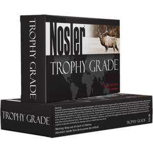Nosler 48263 Trophy 243Win 90 GR AccuBond Brass Ammo - 20rd Box 20rd Box Ammo