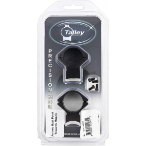 Talley 930700SM Scope Ring Set For Rifle Remington 700 Low 1\" Tube 20 MOA Black Anodized Aluminum