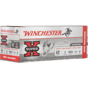 Winchester Winchester Ammo WEX1234VP Super X Xpert High Velocity 12 Gauge 3\" 1 1/8 oz 4 Shot (Value Pack) - 100sh Box - $97.39 at Classic Firearms