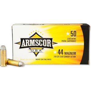 Armscor Armscor FAC44M1N 44 Remington Magnum 240 GR Semi-Wadcutter - 50rd Box - $48.71 at Classic Firearms