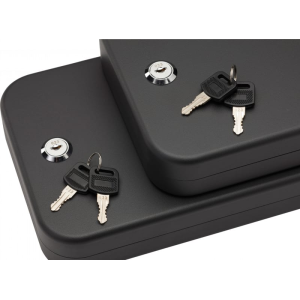 SnapSafe 75201 Lock Box Large Key Entry Black Steel 9.50\" L x 6.50\" W x 1.75\" D 2pk - Hornady
