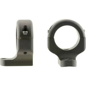 DNZ BW1H2 2-Piece Base/Rings For Browning A-Bolt III 1\" Rings High Black Matte Finish