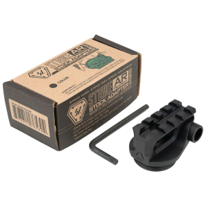 Strike Industries AR-PSA-BK Picatinny Stock Adapter Black Anodized for AR-Platform