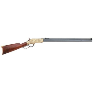 Taylors and Company 552883 1860 Henry Lever Action Lever 24.25\" 13+1 Walnut Stock Brass Engraved Blued