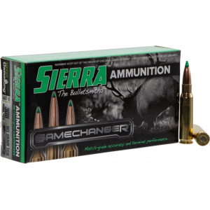 Sierra A466701 GameChanger 308 Win 165 Gr Tipped GameKing Ammo - 20rd Box 20rd Box Ammo
