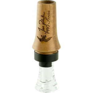 Duck Commander DCPROTW Jase Pro Series Double Reed Mallard Hen Sounds Attracts Ducks Natural Tigerwood