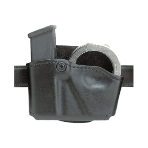 Safariland Safariland 5738321 Cuff/Magazine Pouch Fits Beretta 8045F Black Leather Belt Clip Mount - $52.80 at Classic Firearms