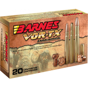 Barnes 22008 VOR-TX 22-250 Remington 50 GR TSX FB Ammo - 20rd Box 20rd Box Ammo