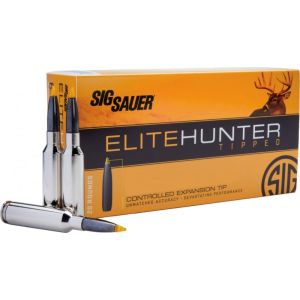 Sig Sauer Sig Sauer E270TH220 Elite Hunter Tipped 270 Win 140 gr Controlled Expansion Tip - 20rd Box - $38.88 at Classic Firearms
