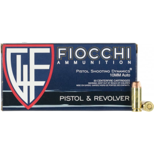 Fiocchi 10AP Range Dynamics 10mm Auto 180 Gr Full Metal Jacket Truncated-Cone (TCFMJ) Ammo - 50rd Box 50rd Box Ammo