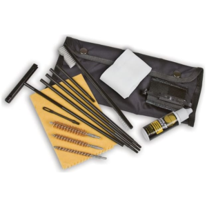 Kleen-Bore KleenBore POU301B All Caliber Cleaning Kit Multi-Caliber Handgun/Rifle Bronze/Nylon Bristles Nylon Case - $38.33 at Classic Firearms