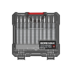 Real Avid AVBMSBS Bore-Max Speed Brush Set Multi-Caliber Nickel-Plated Cleaning