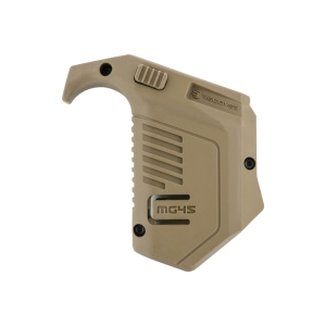 Recover Tactical Recover Tactical MG45-02 Angled Mag Pouch Tan Polymer for Glock 10mm Auto, 45 ACP Double Stack Magazines - $49.46 at Classic Firearms