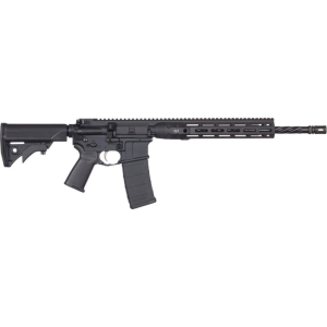 LWRC International IC DI Direct Impingement Semi-Automatic AR-15 Rifle 16\" Spiral Fluted Barrel .223/5.56 30rd - Black Finish - ICDIR5B16ML