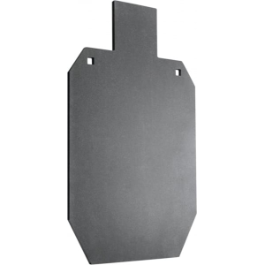 Champion Targets 44906 Center Mass Pistol/Rifle Gray AR500 Steel 33% IPSC Silhouette 0.38" Thick Hanging