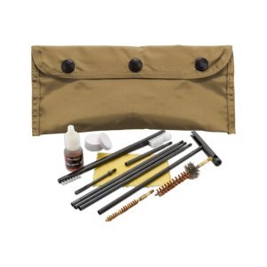 Kleen-Bore KleenBore POU302T Modular Cleaning Kit Coyote Tan Multi-Caliber Handgun/Rifle Bronze/Nylon Bristles Nylon Case - $37.41 at Classic Firearms