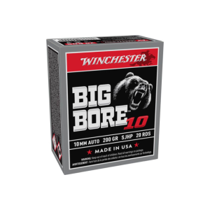 chester Big Bore 10mm Auto 200gr Semi-Jacketed Hollow Point Brass Case 20 Rounds Ammo