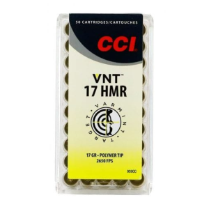 Cci CCI 923CC Varmint VNT 17 HMR 17 gr Varmint Tipped - 125rd Box - $47.01 at Classic Firearms