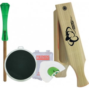 Primos Primos 272 Turkey Caller Starter Pack Box/Diaphragm/Friction Call Attracts Turkeys Multi Color Various 3 Piece - $79.99 at Classic Firearms
