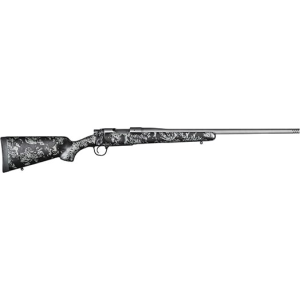 Christensen Arms Christensen Arms 8010107200 Mesa FFT 6.5 Creedmoor 4+1 20\" Threaded Barrel, Tungsten Gray Cerakote, Black with Gray Webbing Stock - $1449.99 at Classic Firearms