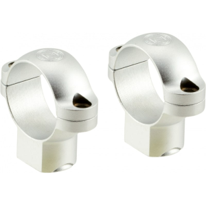 Leupold 49905 Standard Ring Set 1\" Dia High Silver - Leupold / Redfield