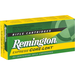 Remington Ammo R22501 Standard 22-250 Rem 55 GR Pointed Soft Point Ammo - 20rd Box 20rd Box Ammo
