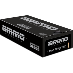 Ammo Inc 10180TMCA50 Signature 10mm Auto 180 GRTotal Metal Case (TMC) 50 Per Box o Inc 10180TMCA50 Signature 10mm Auto 180 GRTotal Metal Case (TMC) 50 Per Box Ammo