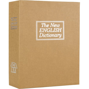 Bulldog BD1182 Deluxe Diversion Book Safe 7.75" W x 10.5" H x 2.75" D (Exterior) Brown